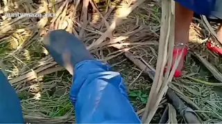 Desi MMS Indian village bhabhi fucking outdoor - Choot Garam