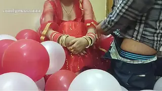 First Night of a Newly Married Desi Beautiful Hot Wife Fucked by Husband in Hindi - Exclusive Scandal
