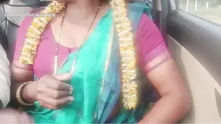 Hidden Cam Indian car sex.housewife with husbend& father long drive for fucking. Telugu dirty talks. - Latest Masala