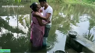 Just Leaked Hot Boudi Fucking at Outside!! Please Don& tell my Husband!! - Devar Ke Saath