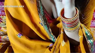Real Desi Indian Bhabhi Sex with Devar First Time With Hindi Dirty Talk